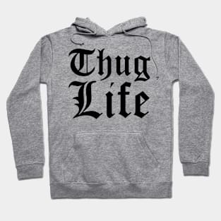 Thug Life Cloister FINAL Smoothed WHITE Print Hoodie